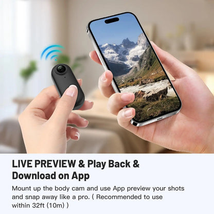 SNAPCAM – Mini Action Camera (1080P) + Pack