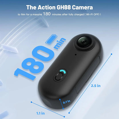 SNAPCAM – Mini Action Camera (1080P) + Pack